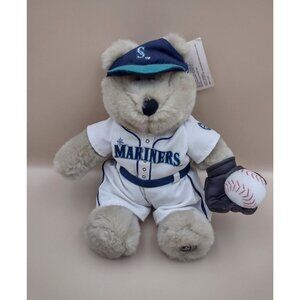 Seattle Mariners 1st Edition MLB 2003 Licensed Plush Bear Baseball Collectible